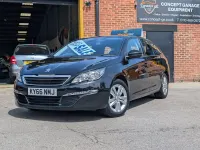 Used Peugeot 308 SW Active 100 HP (73 kW) 2016 Black Estate