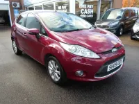 Used Ford Fiesta Zetec 81 HP (59 kW) 2009 Red Hatchback