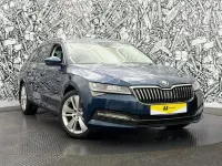 Usado Skoda Superb SE L 190 CV (139 kW) 2019 Azul Familiar