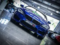 Begagnad BMW M6 Comfort Edition 2018 Blå Sportkupé