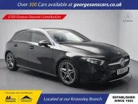 Used Mercedes A200 AMG line 163 HP (119 kW) 2019 Black Hatchback