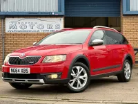 Używany Skoda Octavia Scout 4x4 184 KM (135 kW) 2014 Czerwony Kombi