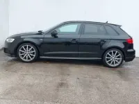 Used Audi A3 Black Edition 190 HP (139 kW) 2018 Black Sedan