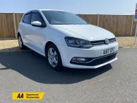 Used VW Polo SE 90 HP (66 kW) 2017 White Hatchback