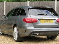 Used Mercedes C200 AMG line 136 HP (100 kW) 2017 Selenite grey Estate