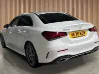 Used Mercedes A180 AMG line 116 HP (85 kW) 2020 Polar white Sedan