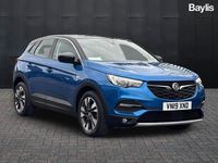 Used Vauxhall Grandland X Sport 130 HP (95 kW) 2019 Blue SUV