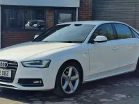 Used Audi A4 S-Line 177 HP (130 kW) 2012 White Sedan