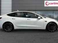 Used Tesla Model 3 Performance 82 kW (112 HP) 2021 White Sedan
