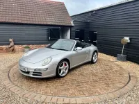 Used Porsche 997 350 HP (257 kW) 2006 Silver Cabriolet