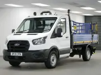 Used Ford Transit 130 HP (95 kW) 2021 White Cabriolet