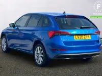 Used Skoda Scala SE L 116 HP (85 kW) 2020 Blue Hatchback
