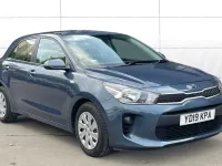 Used Kia Rio 83 HP (61 kW) 2019 Blue Hatchback