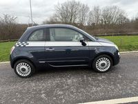 Used Fiat 500 Lounge 2008 Blue Hatchback