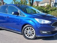 Used Ford C-MAX Zetec 125 HP (91 kW) 2017 Blue MPV