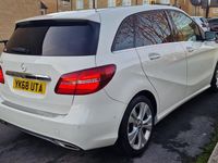 Used Mercedes B180 Exclusive 2018 White MPV