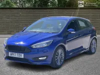 Used Ford Focus ST-Line 125 HP (91 kW) 2017 Blue Hatchback