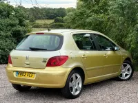 Używany Peugeot 307 2002 Żółty Hatchback