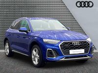 Used Audi Q5 S-Line 261 HP (191 kW) 2021 Blue SUV