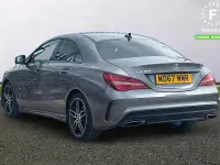 Used Mercedes CLA180 AMG line 122 HP (89 kW) 2017 Grey Coupe