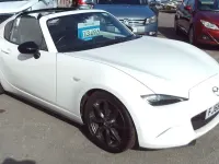 Used Mazda MX5 160 HP (117 kW) 2018 White Cabriolet