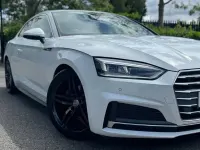 Used Audi A5 S-Line 150 HP (110 kW) 2019 White Coupe