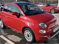 Used Fiat 500 Lounge 69 HP (50 kW) 2017 Red Hatchback
