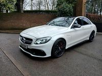 Used Mercedes C63 AMG Premium 2015 Mystic white pearl Sedan