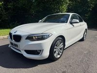 Used BMW 218 Comfort Edition 150 HP (110 kW) 2016 White Coupe