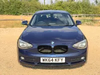 Used BMW 118 Sport Line 141 HP (103 kW) 2014 Blue Hatchback