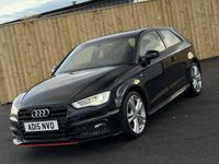 Used Audi A3 S-Line 110 HP (80 kW) 2015 Black Hatchback