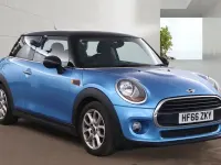 Begagnad Mini Cooper Hatch 2016 Blå Halvkombi