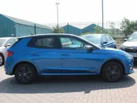 New Skoda Fabia Design Edition 79 HP (58 kW) 2026 Race blue metallic black magic pearl effect Hatchback