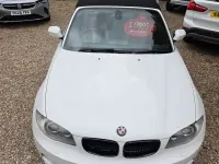 Used BMW 120 Cabriolet M Sport 177 HP (130 kW) 2009 White Cabriolet