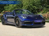 Used Porsche 911 Turbo S Cabriolet 2021 Blue Cabriolet