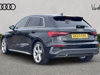 Used Audi A3 S-Line 147 HP (108 kW) 2023 Black Sedan