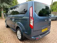 Used Ford Tourneo Custom Titanium 130 HP (95 kW) 2020 Colbolt blue metallic Van
