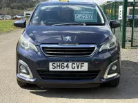 Used Peugeot 108 Allure 82 HP (60 kW) 2014 Blue Hatchback