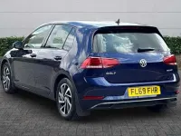 Used VW Golf VII Match 130 HP (95 kW) 2019 Blue Hatchback