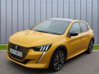 Used Peugeot e-208 GT 98 kW (134 HP) 2021 Yellow Hatchback