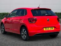 Used VW Polo Match 95 HP (69 kW) 2021 Red Hatchback