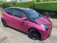 Used Toyota Aygo X-cite 72 HP (52 kW) 2018 Purple Hatchback