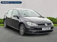 Used VW Golf VII SE 115 HP (84 kW) 2018 Black Hatchback