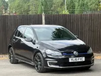 Used VW Golf VII GTE 204 HP (150 kW) 2015 Black Hatchback