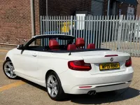 Used BMW 220 Sport Line 2015 White Cabriolet