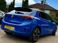 Used Vauxhall Corsa-e Elite 100 kW (136 HP) 2021 Blue Hatchback