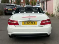 Used Mercedes E200 2012 White Cabriolet