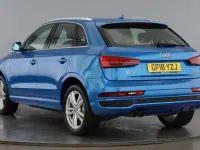 Used Audi Q3 S-Line 180 HP (132 kW) 2018 Blue SUV