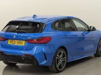 Used BMW 118 M Sport 136 HP (100 kW) 2021 Blue Hatchback