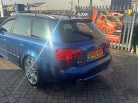 Used Audi A4 S-Line 170 HP (125 kW) 2008 Blue Estate